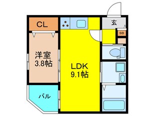 アレグリア香里園の物件間取画像